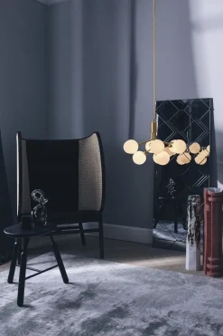 Nuura Apiales 9, brushed brass / opal