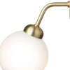 Nuura Apiales Wall Hard-wired, brushed brass / opal New