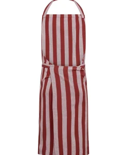 Magasin du Nord Collection Apron 105x100 cm Birk - Stripe dark red Sale