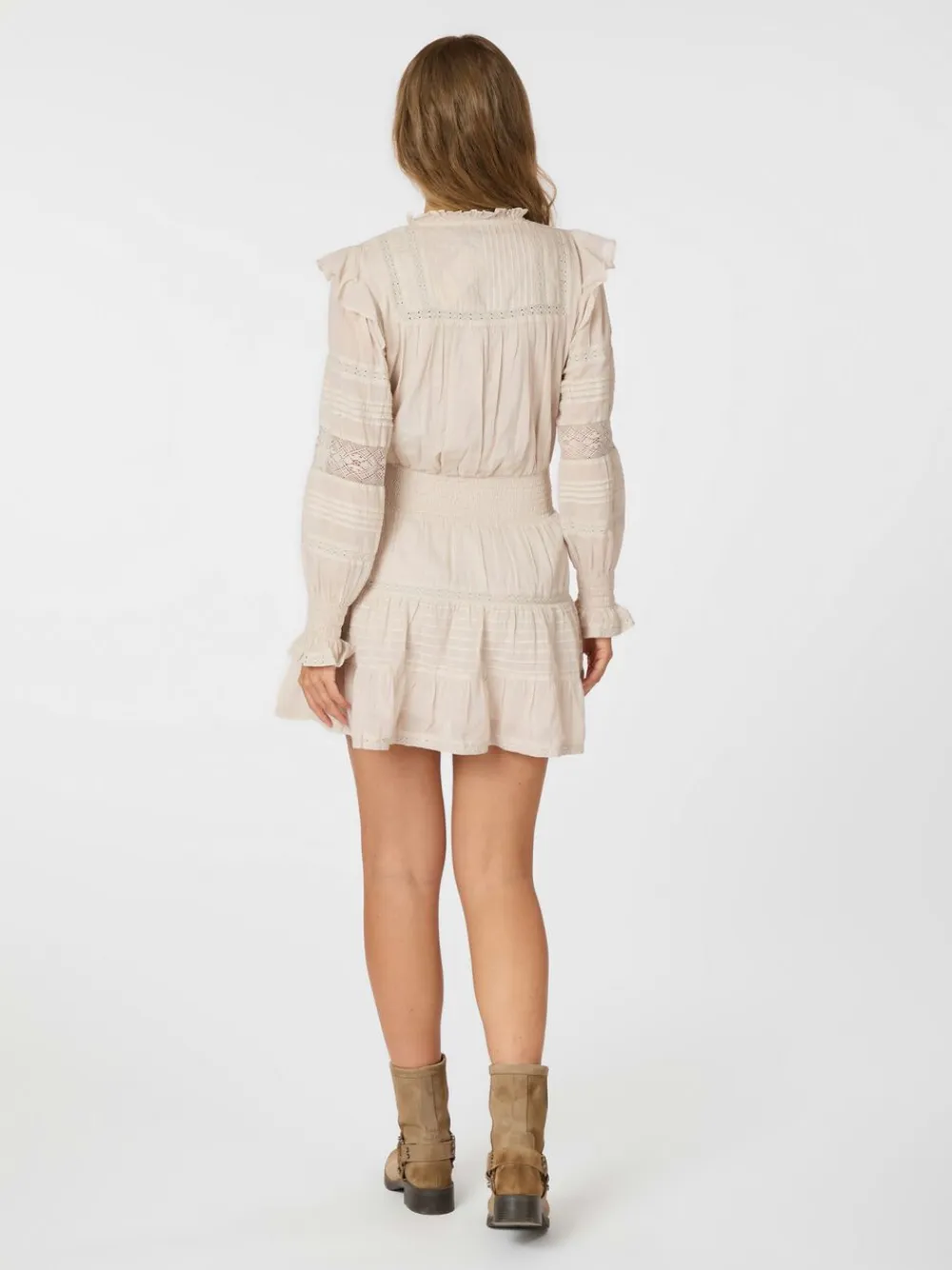 Neo Noir Aran S voile Dress Ivory Clearance