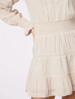 Neo Noir Aran S voile Dress Ivory Clearance