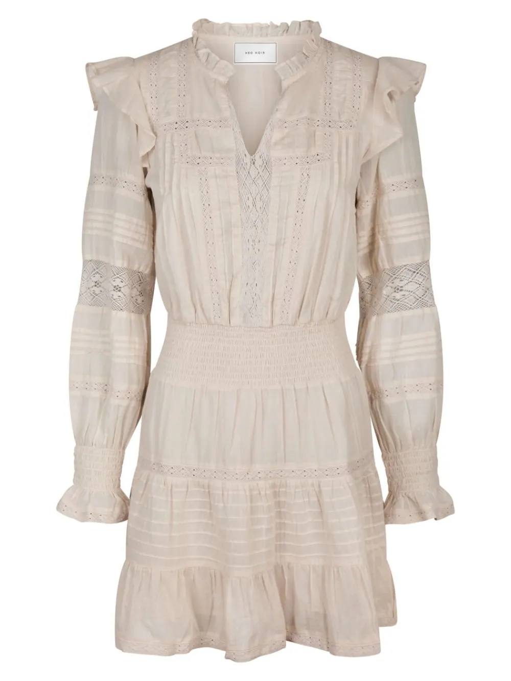 Neo Noir Aran S voile Dress Ivory Clearance