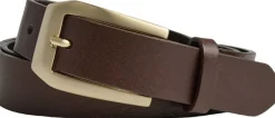 Markberg ArcadeMBG Belt Dark brown w/br. gold