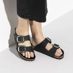 Dame Birkenstock Arizona Big Buckle Oiled Leather Narrow