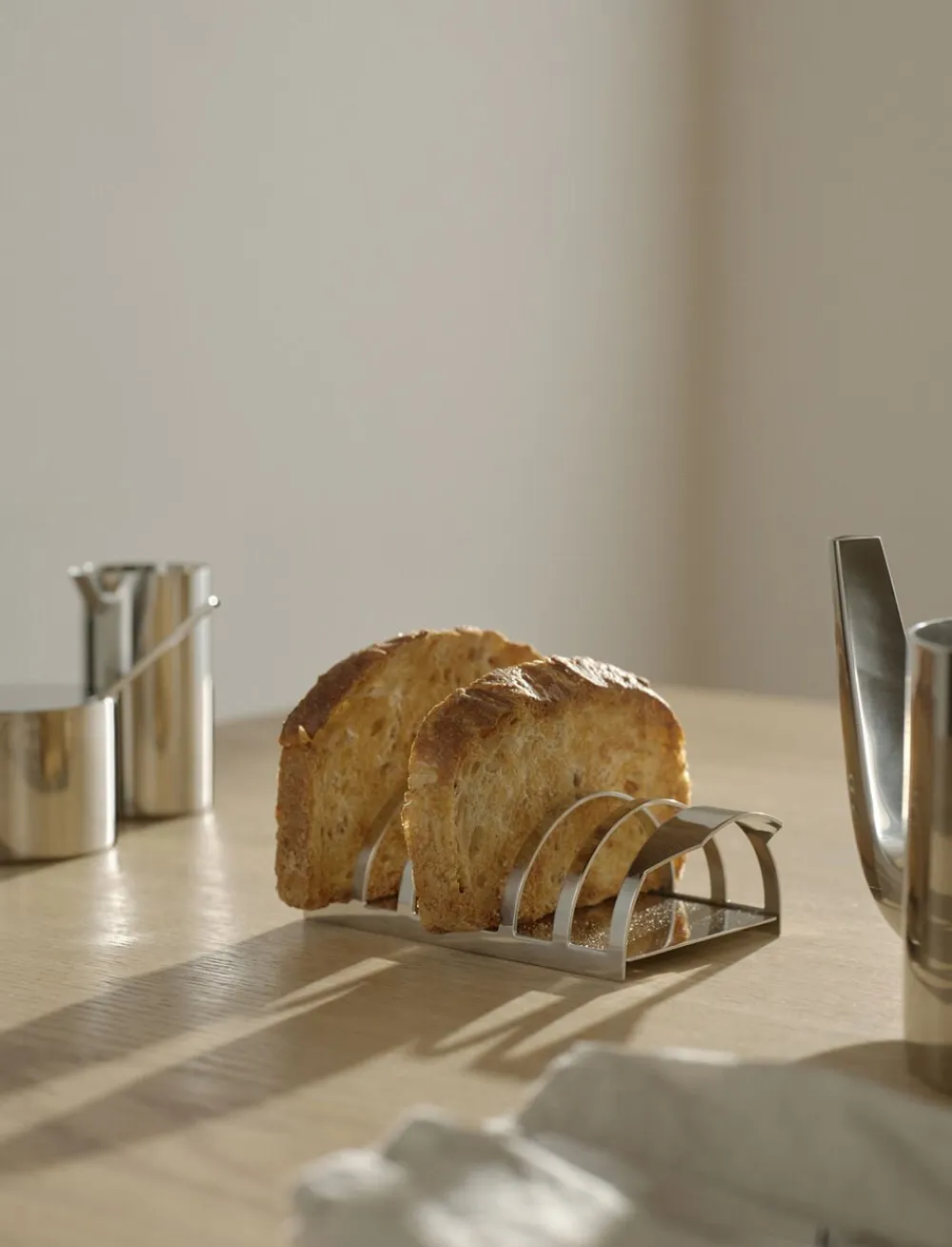 Stelton Arne Jacobsen toastholder L 15. 8 cm steel New