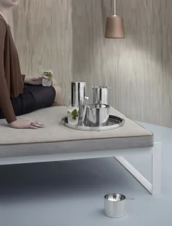 Stelton Arne Jacobsen vippeaskebæger H 8 cm steel