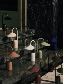 Ferm Living Arum Portable Lamp - Stainless Steel