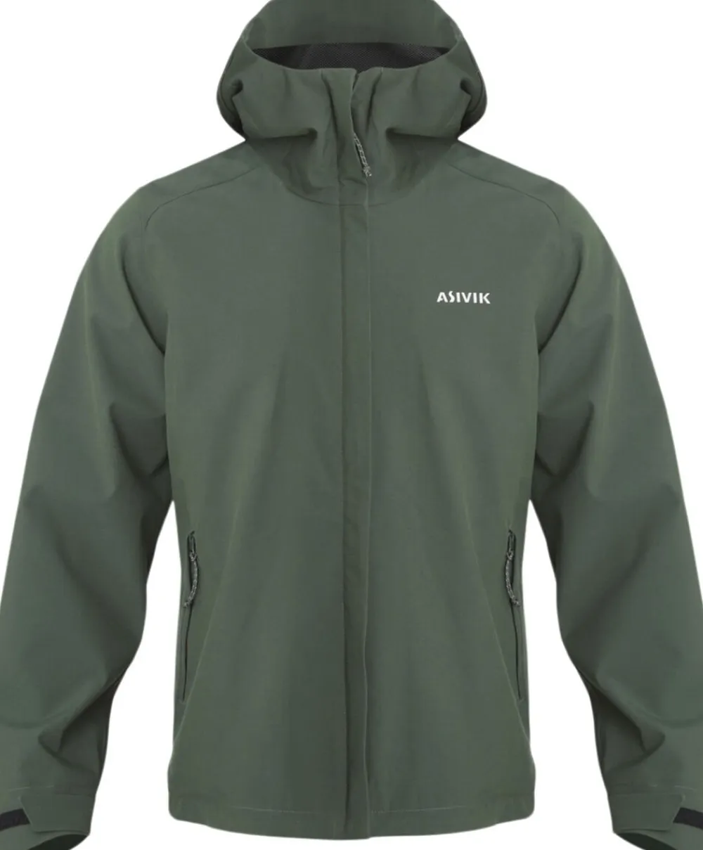 Asivik Rain regnjakke, herre Grøn Best