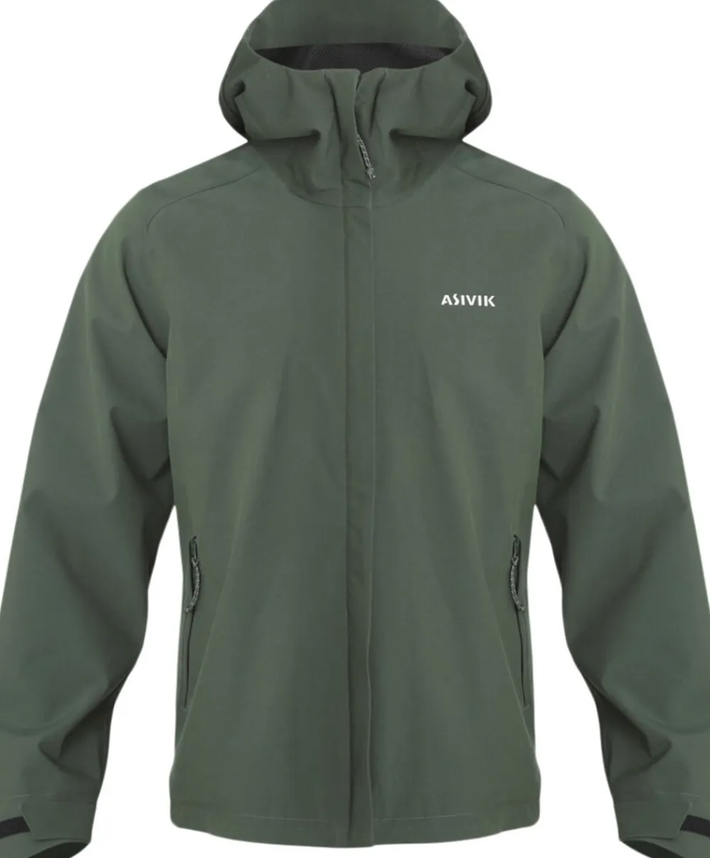 Asivik Rain regnjakke, herre Grøn Best