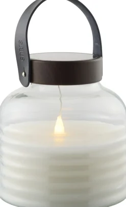 Sirius Aston Solar Krukke, Ø20xH20cm, Sort/Brun Outlet