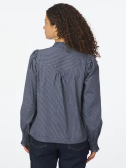 Astrida Stripe Stone Blouse>Neo Noir Online