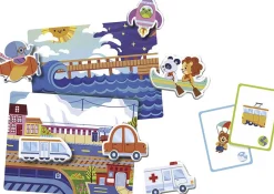 Børn Auzou - Magnetisk legesæt - Transportmidler