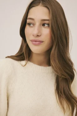 Magasin du Nord Collection Avelyn 6 Strikket bluse - GRS Star white Clearance