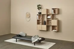 Andersen - Furniture A-Wall Clock - Oak with brass ring Clearance