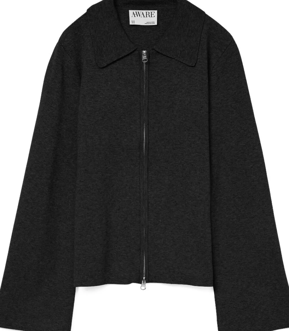 Aware AWHANNA LS KNIT CARDIGAN NOOS Black Outlet