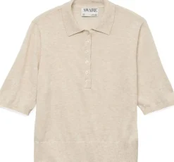 AWSIKITA SS O-NECK POLO KNIT>Aware Discount