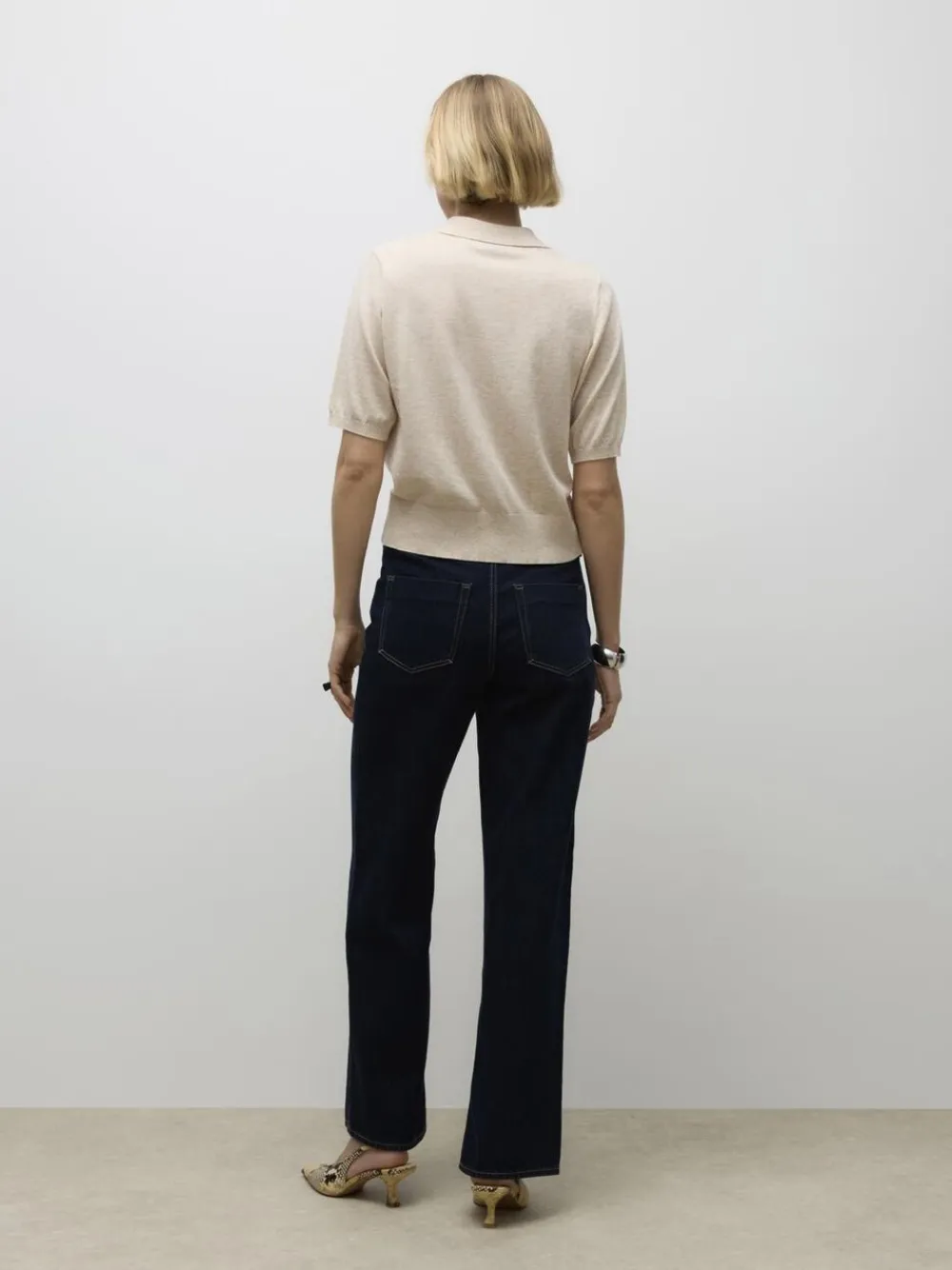 AWSIKITA SS O-NECK POLO KNIT>Aware Discount