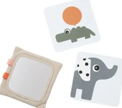 Done by Deer Baby kontrastkortholder Deer friends Sand Online