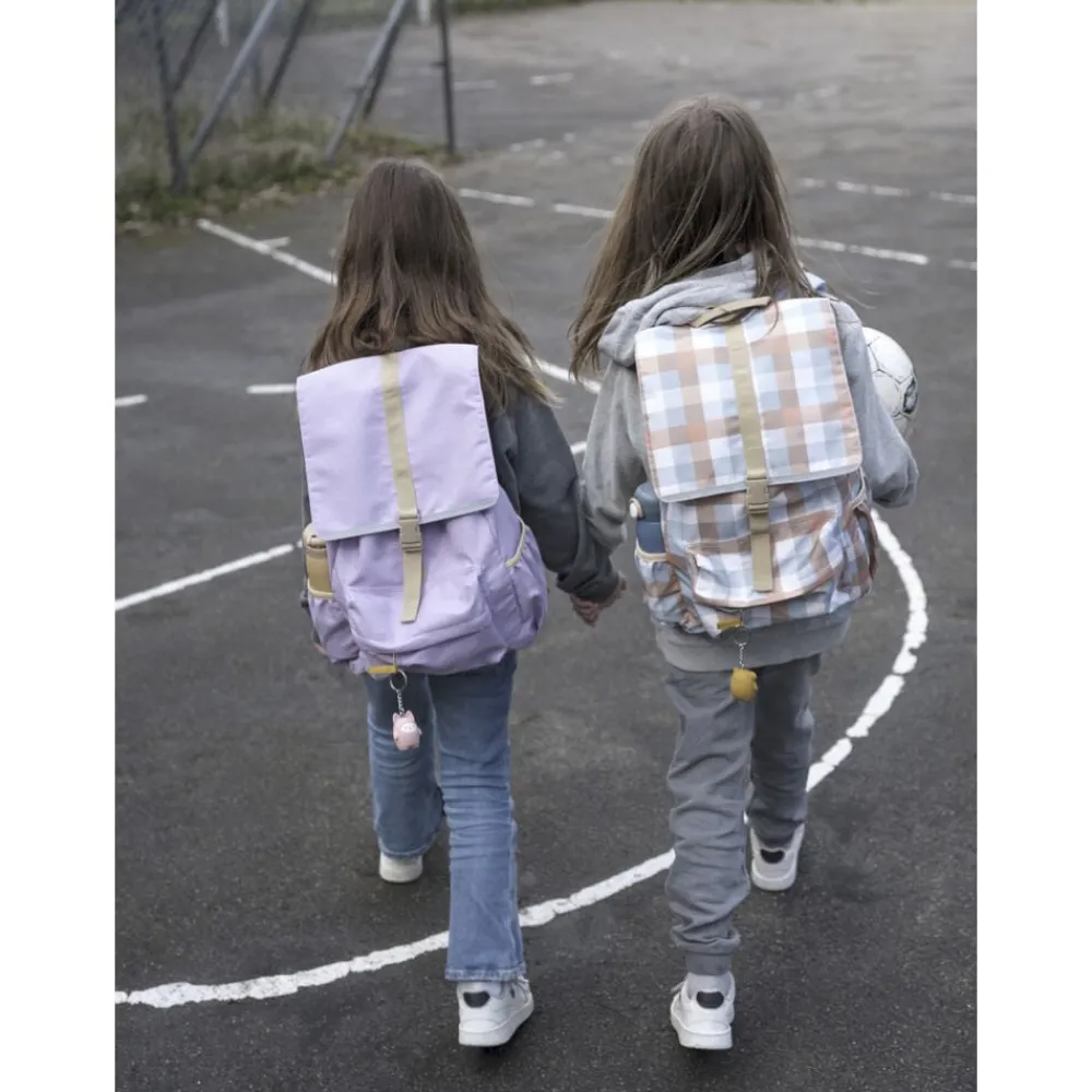 Børn Fabelab Backpack - Large - Cottage Blue Checks