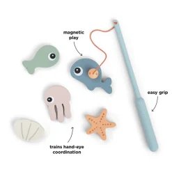 Done by Deer Bade- og fiskelegetøj Sea friends Farvemix Online