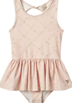 Wheat Badedragt Erna Powder checked flowers