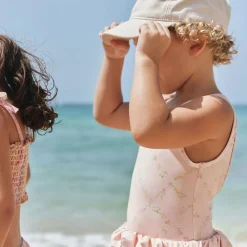 Wheat Badedragt Erna Powder checked flowers