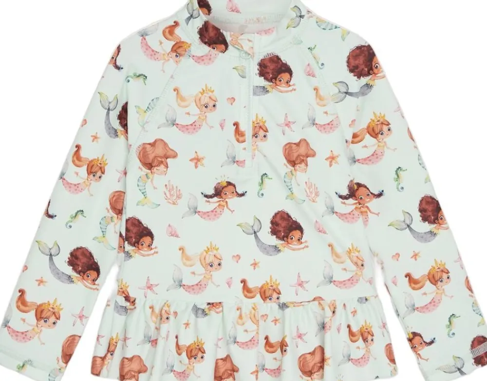 Hust & Claire Badetøj Hcmaiak Badetop P Wan blue Outlet