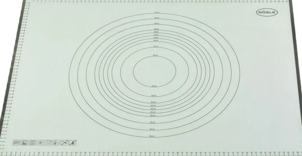 Rösle Bagemåtte 68 x 53 x 0,2 cm Klar Silikone Clearance