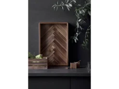 Bakke Sildeben 45,7 x 30,5 x 6,3 cm Akacietræ><noscript><img width=