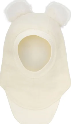 Børn Huttelihut Balaclava Wool Alpaca Pompoms