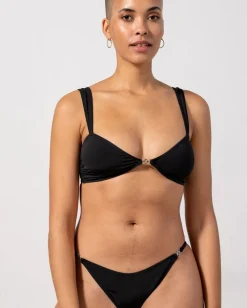 Understatement Balconette Bikini Top Black Discount