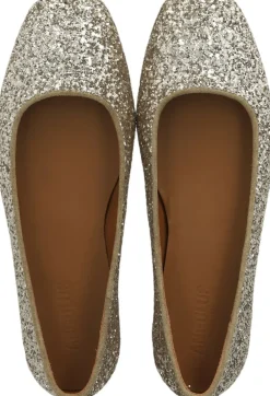 Dame ANGULUS Ballerina i funklende glitter