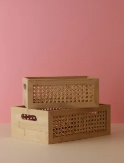 BAMBOO BOX opbevaringskasse W 20 cm bamboo><noscript><img width=