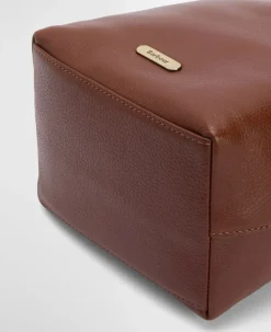 Cedar Leather Bucket Bag><noscript><img width=