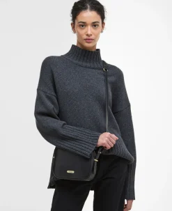 Dame Barbour Daphne Leather Crossbody Bag