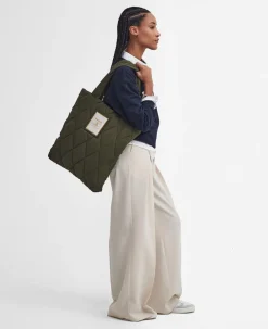 Mariah Quilted Tote Bag><noscript><img width=