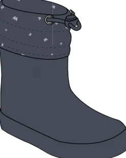 Wheat Barfods Termo Gummistøvle Zerro Blå Discount