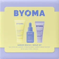 Byoma Barrier Rescue + Repair Set - Æske med fugtende plejeprodukter Online