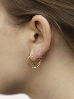 Maria Black Basic Hoop Gold hp Discount