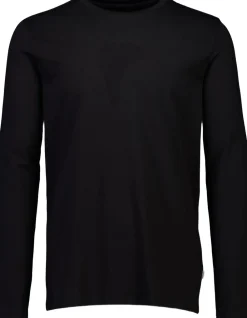 Basic o-neck stretch tee L/S>Lindbergh Clearance
