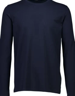 Basic o-neck stretch tee L/S>Lindbergh Best