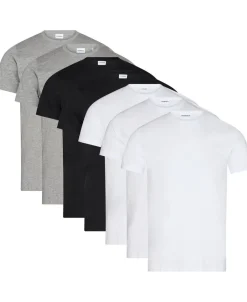 Lindbergh Basic o-neck tee S/S 7 pack
