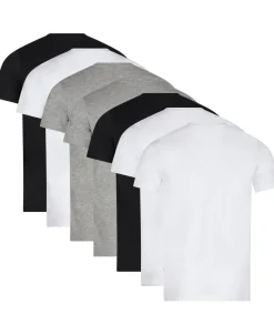Lindbergh Basic o-neck tee S/S 7 pack