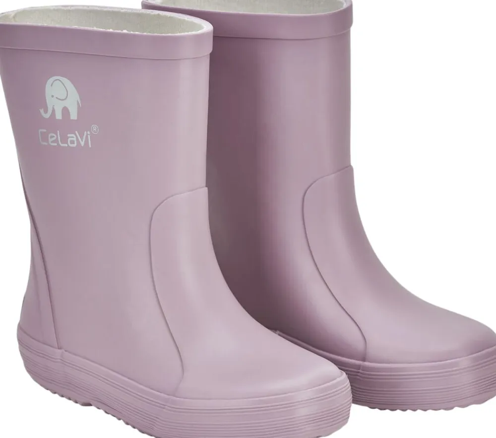 CeLaVi Basic wellies -solid Mauve shadow