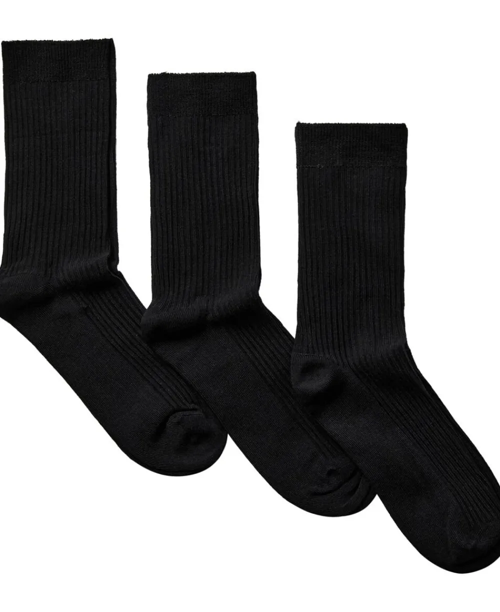 Basic women viscose sock 3-pak>Magasin du Nord Collection