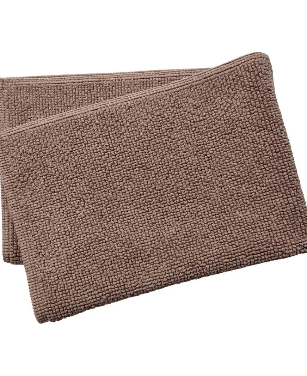 Bathmat stonewashed 60x90 taupe grey GOTS>Magasin du Nord Collection New
