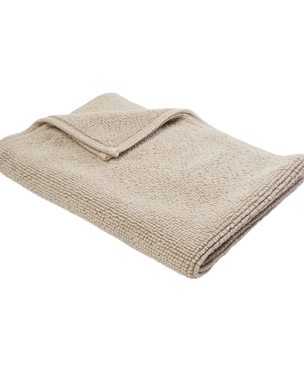 Magasin du Nord Collection Bathmat stonewashed 60x90 white sand GOTS
