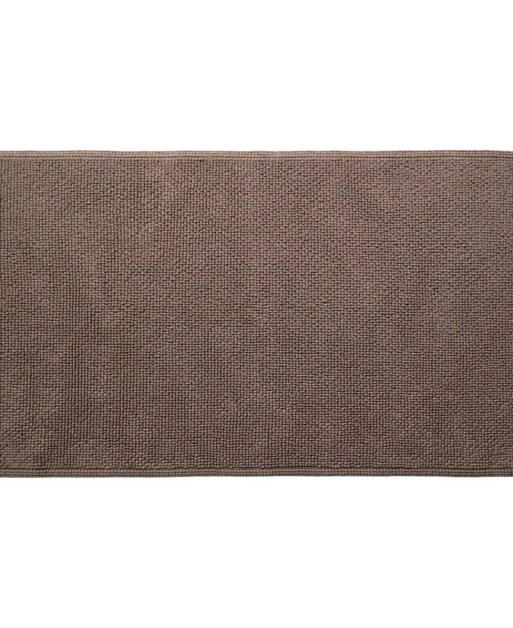 Magasin du Nord Collection Bathmat stonewashed 50x80cm taupe grey GOTS