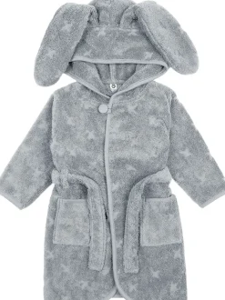 Müsli by Green Cotton Bathrobe bunny Jasmin blue Clearance