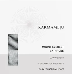 Dame Karmameju Skincare Bathrobe, Mount Everest, light grey